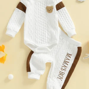 Adorable Baby Boy s Knit Set