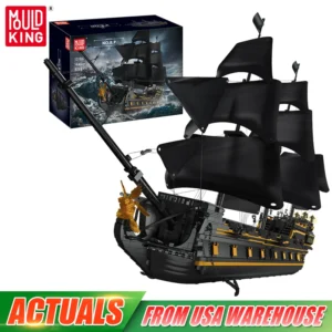 Mould King Black Pearl Pirate Ship Brick Set